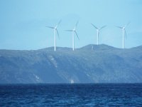 DSCF2871  Wind farms, Cosy Corner Beach, Torbay