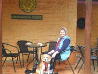 P5220643  Sam and Bobby chilling out at Bartholomews Meadery, Denmark.