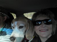 P5190546  Our "selfie" on our drive to Mt Barker.