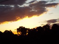 DSCF6079  Sunset on our first night in Melbourne.