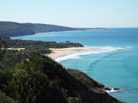 DSCF6174  Mouth of the Anglesea River taken from a lookout just west of Anglesea.