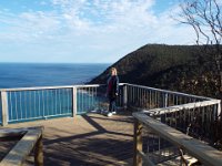 DSCF6242  Sam at Teddy's Lookout, Lorne.