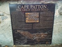 DSCF6253  Cape Patton sign located on the Great Ocean Rd just past Kennett River.