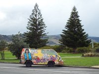 DSCF6285  Groovy car in Apollo Bay Town Centre.