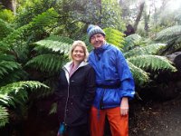 DSCF6359  Rauleigh and Sam snuggling up at Mait's Rest.