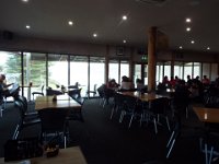 DSCF6433  Lunching at the 12 Rocks Beach Bar in Port Campbell.