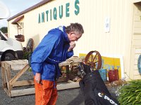 DSCF6441  Rauleigh wonders if he has time for a quick round of golf.