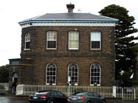DSCF6483  Fomerley a bank building, now a gift shop in Port Fairy Town Centre.
