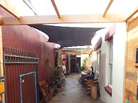 DSCF6494  Decorative alleyway leading to shops in Port Fairy Town Centre.