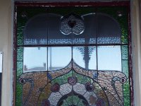 DSCF6504  Stained glass windows in The Star of the West Hotel, Port Fairy.
