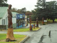 DSCF6586  Memorial tree carvings in Dartmoor, Victoria.