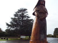 DSCF6587  Memorial tree carvings in Dartmoor, Victoria.