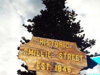 DSCF6644  Historic Smillie Street sign, est 1846, Robe, South Australia.