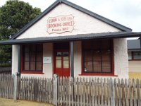 DSCF6742  Cobb & Coy Ltd booking office, est 1857, Penola Town Centre, South Australia.