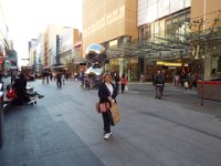 DSCF7194  Sam with her new bear purchase Rundle Mall, Adelaide.