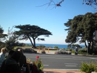 P5040085  Magnificient view of Torquay Frontbeach from the Pond Cafe, Torquay.