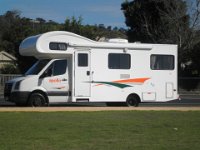 P5040103  Our motor home next to the Anglesea River, in Anglesea