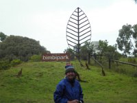 P5060169  Rauleigh outside Bimbi Park Camping Under Koalas, Cape Otway.