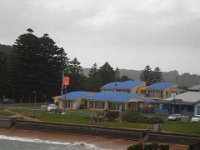 P5060192  Great blue house in front of Port Campbell Foreshore.
