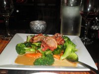 P5060205  Main course at the Lemongrass Thai Cuisine Restaurant, Port Fairy.