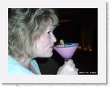 11150030 * Sam enjoying a Pink Lady pre dinner drink at the Red Snapper Restaurant, Koh Samui. * 2240 x 1680 * (1.39MB)