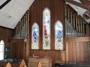 04190027 * The stained glass windows inside St James church in Kerikeri. * 2240 x 1680 * (708KB)