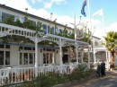 04250039 * The front of the Duke of Marlborough Hotel, New Zealands oldest hotel, overlooking the bay in Russell. * 2240 x 1680 * (843KB)