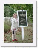 04210032 * Sam at the entrance to Te Waimate Mission House - the second oldest building in New Zealand. * 1680 x 2240 * (1010KB)